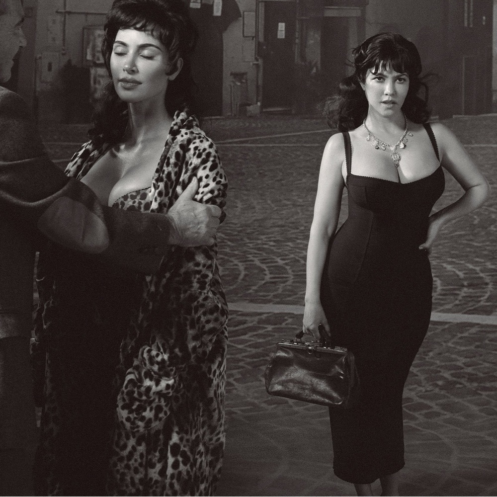 SOLD‼️Skims x Dolce & Gabbana Collab: Onyx Body Dress; Black Bustier Midi Dress